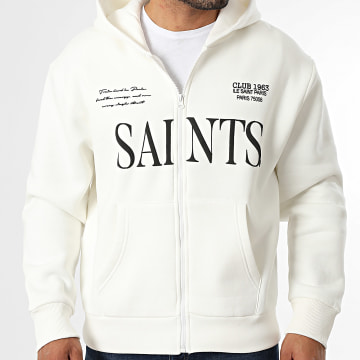 Ikao - Sudadera con capucha zipper 634 Beige Claro