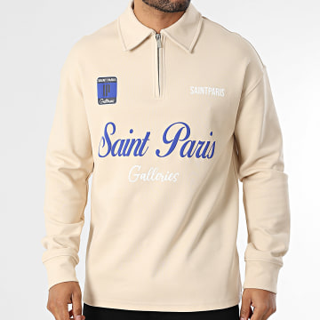 Ikao - Sweat Col Zippé 635 Beige