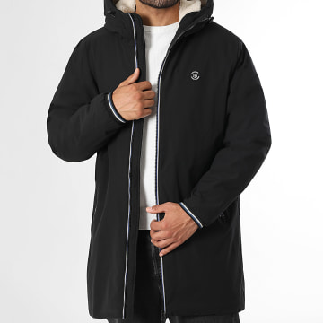 Jack And Jones - Parka Capucha Blualves Negro