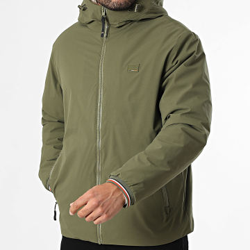 Jack And Jones - Veste Zippée Capuche Blualves Vert Kaki