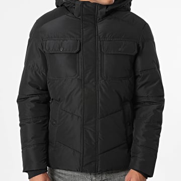 Jack And Jones - Doudoune Capuche Morgan Puffer Noir