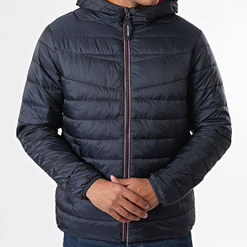 Jack And Jones - Doudoune Capuche West Light Bleu Marine