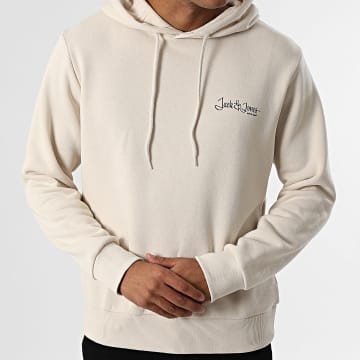 Jack And Jones - Sudadera con capucha Yuki Front Beige
