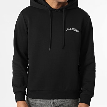 Jack And Jones - Sweat Capuche Yuki Front Noir