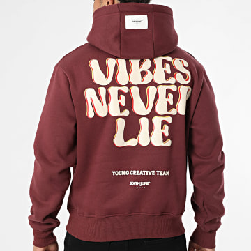 Sixth June - Sudadera con Capucha 875 Burdeos