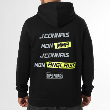 Super Prodige - J'connais Sudadera Negro Gris Amarillo Fluo