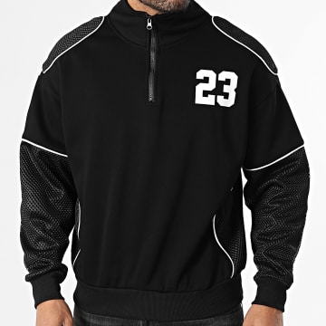 Uniplay - Sudadera de Cuello Alto con Cremallera 081 Negro