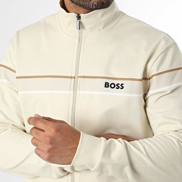 BOSS - Felpa Zippata Iconic 50550612 Beige