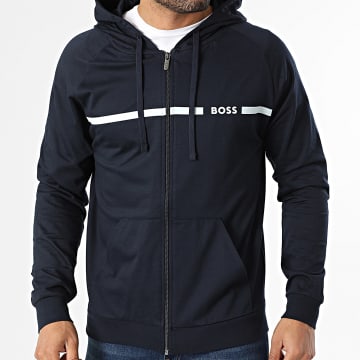 BOSS - Sudadera con Capucha con Cremallera Authentic 50550571 Azul Marino
