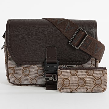 Chabrand - Bolsa Icône Lona Beige Marrón