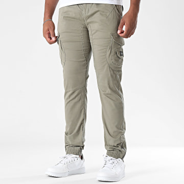 Deeluxe - Pantalón Cargo Slim Garden 05V7050M Verde Caqui Claro