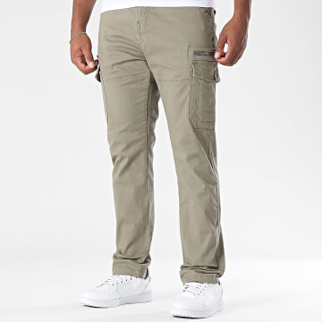 Deeluxe - Pantalón Cargo Regular Fit Danason 05V7058M Verde Caqui Claro