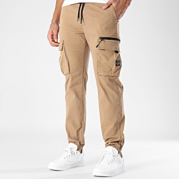 Deeluxe - Pantalón Cargo Regular Fit Monroe 05V7054M Camel Claro