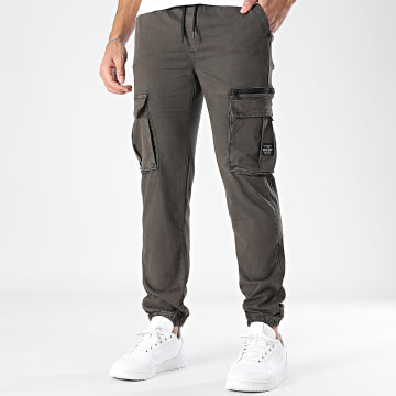 Deeluxe - Pantalón Cargo Regular Fit Monroe 05V7054M Gris Antracita