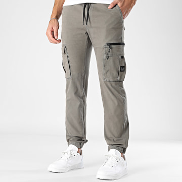 Deeluxe - Pantalón Cargo Regular Fit Monroe 05V7054M Gris