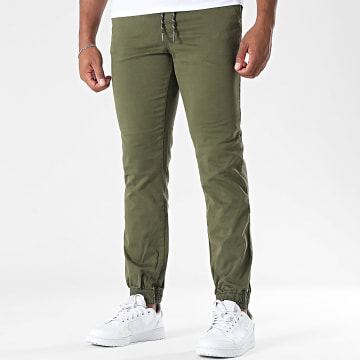 Deeluxe - Pantalón Jogger Slim Jemmy 05V7049M Verde Kaki