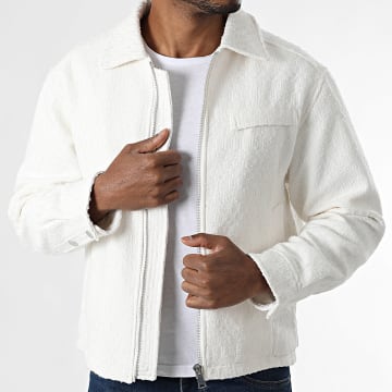 Frilivin - Chaqueta con cremallera 411 beige claro