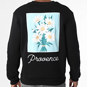 Classic Series - Sudadera Crewneck 51Z Negro Floral