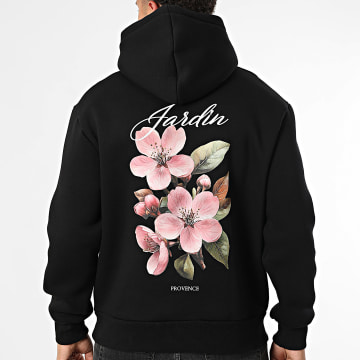 Frilivin - Sudadera con Capucha 47U Negro Floral