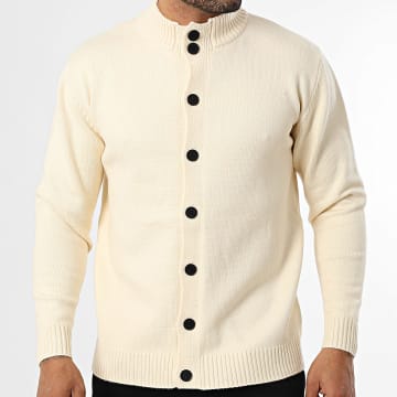 Frilivin - Chaleco Abotonado 529 Beige Claro