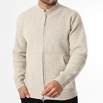 Frilivin - Chaleco con Cremallera 522 Beige