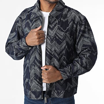 Frilivin - Veste Jean Zippée 566 Bleu Denim