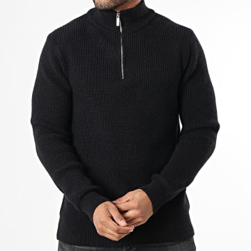 Frilivin - Maglia Col Montante Zippata 236 Nero