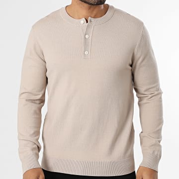 Frilivin - Sudadera Corte Bouton 671 Beige