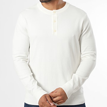 Classic Series - Sweat Col Boutonné 671 Beige Clair