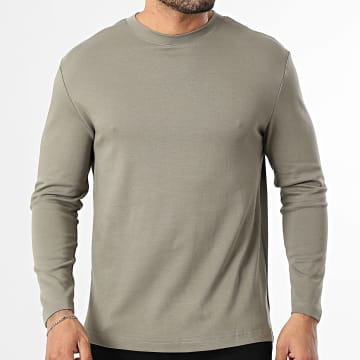 Frilivin - Camiseta de Mangas Largas 560 Verde Caqui