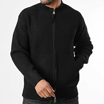 Frilivin - Chaleco con Cremallera 522 Negro