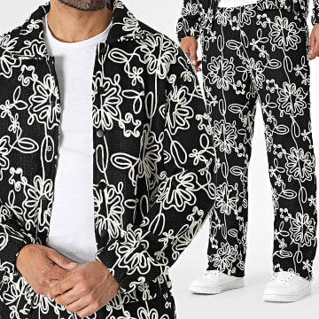 Frilivin - Conjunto Chaqueta y Pantalón I07 Negro