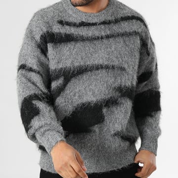 Frilivin - Jersey 226 Gris Jaspeado Negro