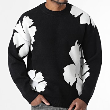 Frilivin - Jersey 412 Negro Blanco Floral