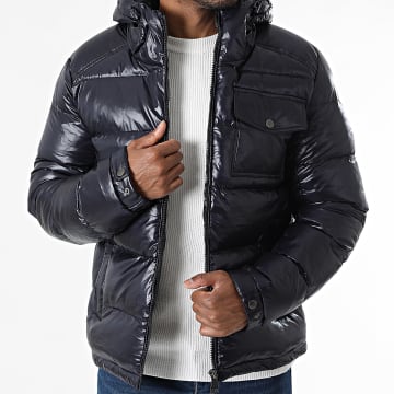 Frilivin - Plumífero Capucha 005 Azul Marino