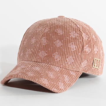 Guess - Casquette Velours Côtelé AW5391POL01 Rose Doré