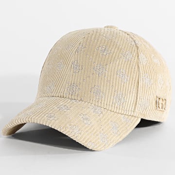 Guess - Casquette Velours Côtelé AW5391POL01 Beige Doré