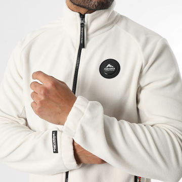 Helvetica - Zippjacke Fleece 05 Polar Hellbeige