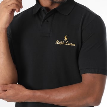 Polo Ralph Lauren - Polo de manga corta Logotipo Bordado Negro
