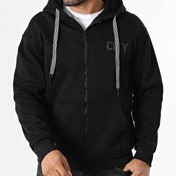 Uniplay - Sweat Capuche Zippé 521 Noir