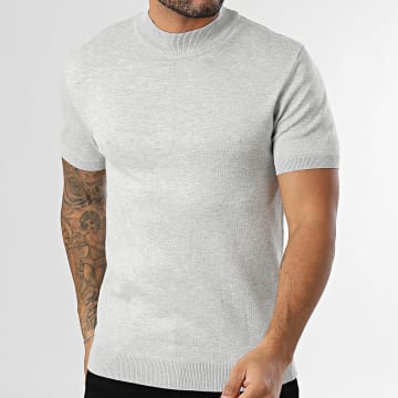 Uniplay - Tee Shirt Maille 855 Gris Chiné