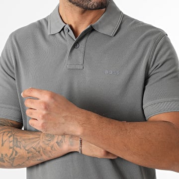BOSS - Polo Maniche Corte Prime 50507813 Grigio Antracite