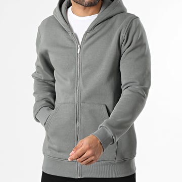 Classic Series - Sweat Zippé Capuche 508 Gris
