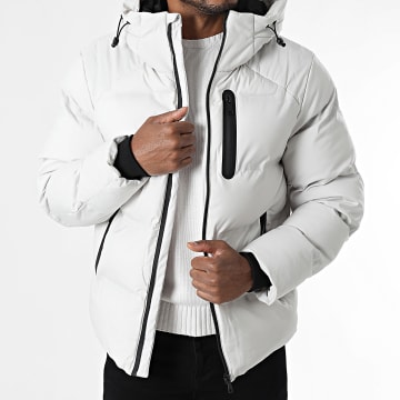 Frilivin - Piumino con cappuccio C58 Grigio Chiaro