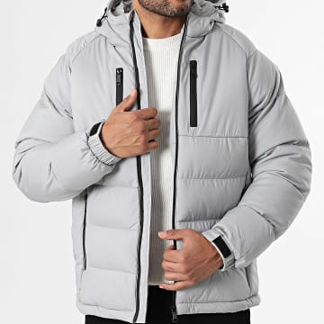 Frilivin - Plumífero con capucha Z55 Gris