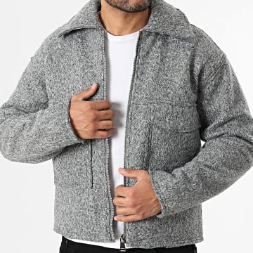 Frilivin - Veste Zippée 012 Gris Chiné