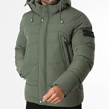 Uniplay - Piumino con cappuccio 905 Verde Kaki