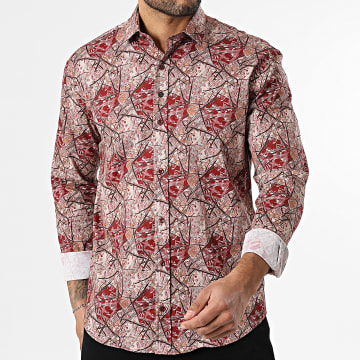 Classic Series - Chemise Manches Longues 001 Rouge Rose