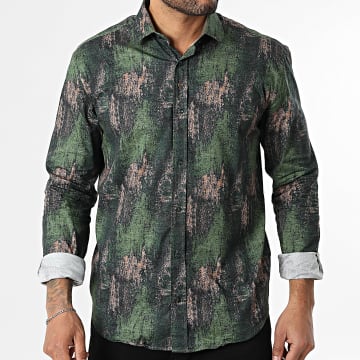 Classic Series - Chemise Manches Longues 001 Vert Beige