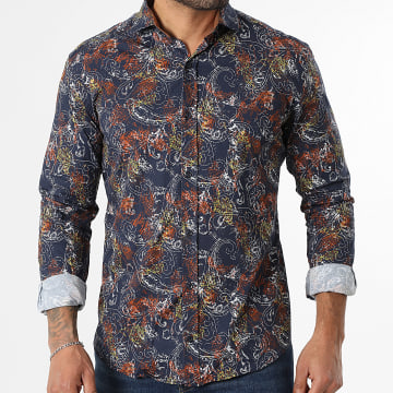 Classic Series - Chemise Manches Longues Bleu Marine Renaissance